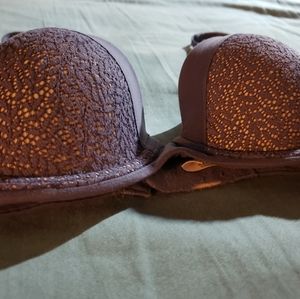Victoria's Secret lined demi/ demi double Bra 32D